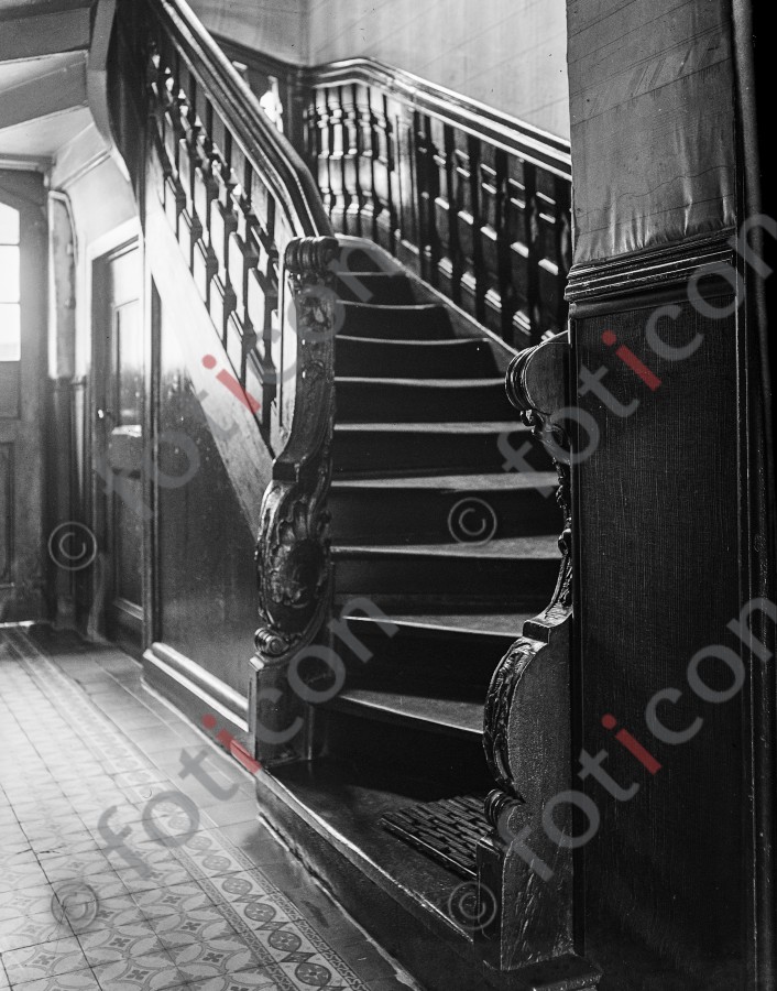 Treppe Citadellstraße | Stairway Citadellstreet - Foto foticon-kleesattel-sw-009.jpg | foticon.de - Bilddatenbank für Motive aus Geschichte und Kultur