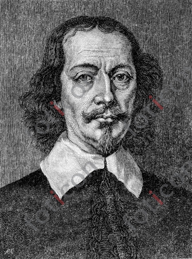 Portrait von Otto von Guericke | Portrait of Otto von Guericke - Foto foticon-portrait-0058-sw.jpg | foticon.de - Bilddatenbank für Motive aus Geschichte und Kultur