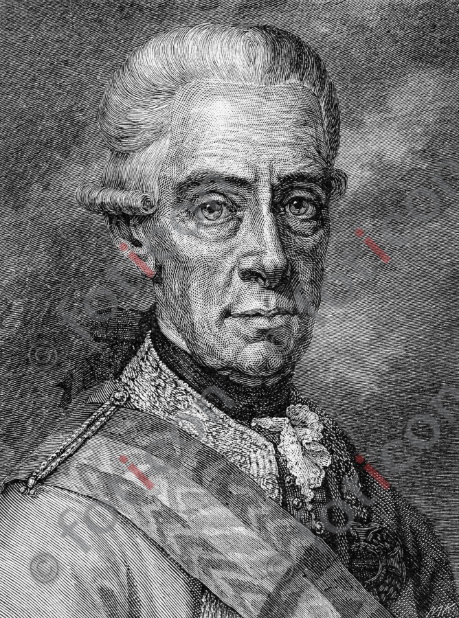 Portrait von Gideon Ernst Freiherr von Laudon | Portrait of Gideon Ernst Freiherr von Laudon (foticon-portrait-0086-sw.jpg)