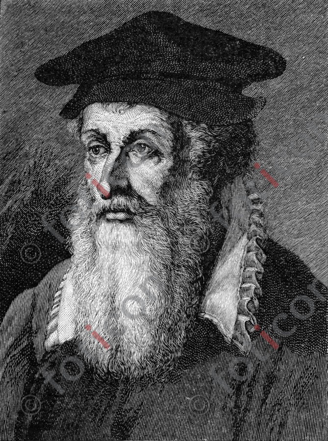 Portrait von Gerhard Mercator  | Portrait of Gerhard Mercator (foticon-portrait-0152-sw.jpg)