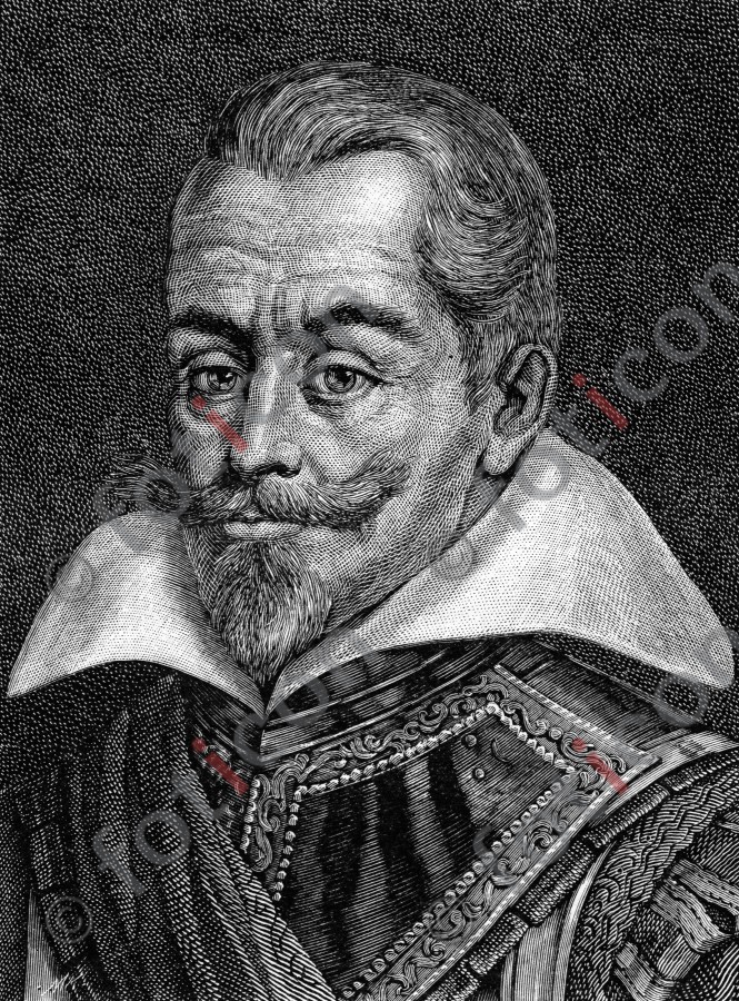 Portrait von Johann T&amp;rsquo;Serclaes von Tilly | Portrait of Johann T&amp;rsquo;Serclaes von Tilly - Foto foticon-portrait-0168-sw.jpg | foticon.de - Bilddatenbank für Motive aus Geschichte und Kultur